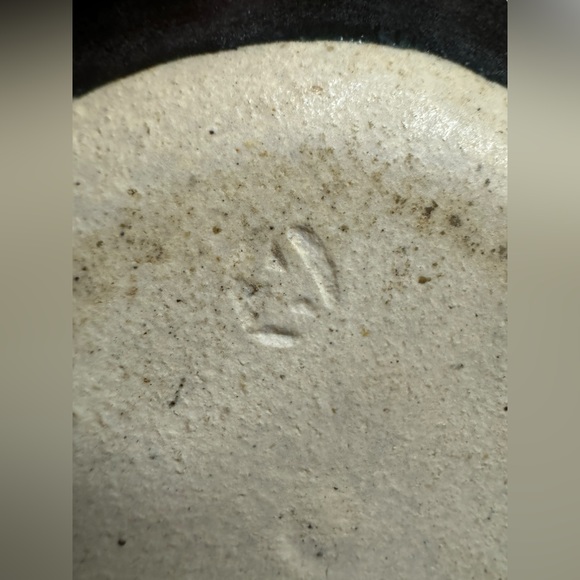 Vintage Japanese Modern Ikebana Stoneware Gray Signed Small Quality Vase EUC - Picture 10 of 12